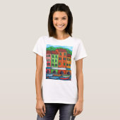 T-shirt couleur ligure par Lisa Lorenz (Devant entier)