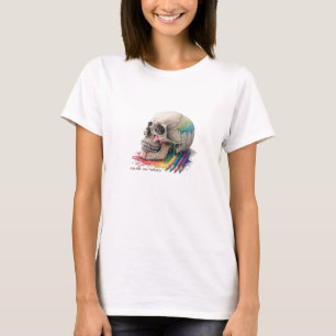 T-shirt Couleur mes os