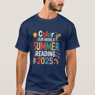 T-shirt Couleur Notre Monde Été 2025 Lire Créativité