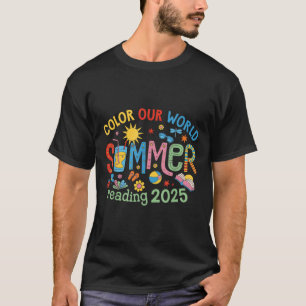T-shirt Couleur Notre Monde Lecture Été 2025