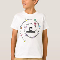T-shirt couleur nouvelle école de Blacksburg - Jeu