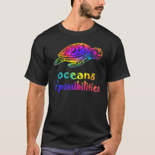 T-shirt Couleur Océans Des Possibilités Lecture Été 2022