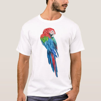 T-shirt couleur perroquet drôle | Amour des oiseau