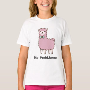 T-shirt Couleur personnalisée sans problème Llama