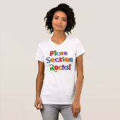 T-shirt Couleur Roches de section de fluide (Devant entier)
