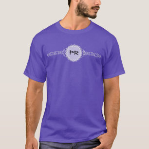 T-shirt COULEUR SEULEMENT / BANNIÈRE VINTAGE blanc + monog