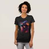 T-shirt couleur Sorcière rétro (Devant entier)
