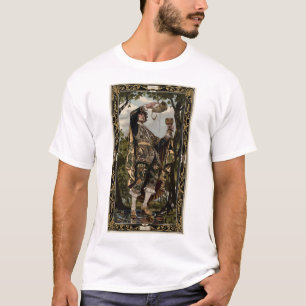 T-shirt couleur stylisé avec impression de Temper