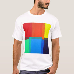 T-shirt Couleur tertiaire secondaire primaire.Conception a