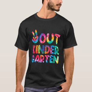 T-shirt Couleur Tie Colour Peace Out maternelle Bonjour 1e