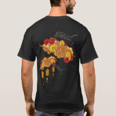 T-shirt Couleur très peri-bleu-violet de l'année 2022 (Dos)