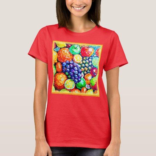 T-shirt Couleur vibrante des fruits. Commandez dès mainten (Devant)