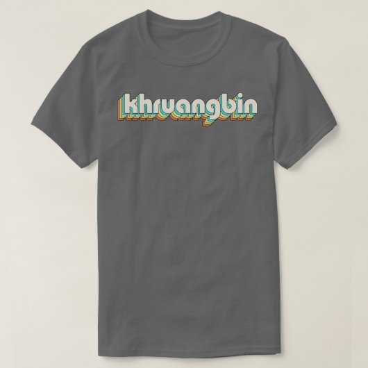 T-shirt couleur vintage khruangbin (Design devant)