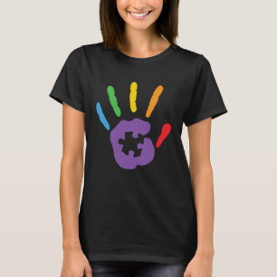 T-shirt Couleur Vive de Sensibilisation à l'Autisme Soutie