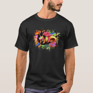 T-shirt Couleur vive de teckel Pop teckel chien Race de te