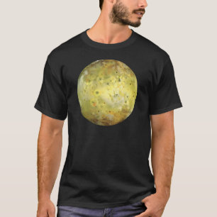 T-shirt Couleur vraie de la LUNE E/S de JUPITER de PLANÈT