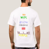 T-SHIRT COULEURS (Dos)