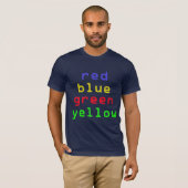T-shirt couleurs (Devant entier)