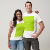 T-shirt Couleurs à la mode au néon lumineuses de vert de (Unisexe)
