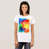 T-shirt Couleurs Abstraites (Devant entier)