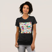 T-shirt Couleurs Abstraites Damask (Devant entier)