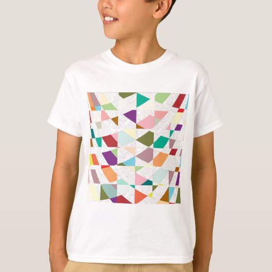 T-shirt Couleurs Abstraites Damask (Devant)