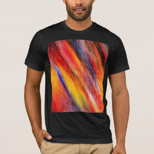 T-shirt Couleurs Abstraites du coucher du soleil -