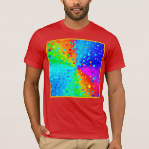 T-shirt Couleurs Abstraites Vibrantes