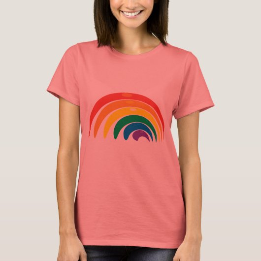 T-shirt Couleurs arc-en-ciel (Devant)