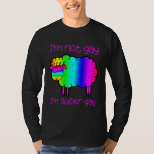 T-shirt Couleurs arc-en-ciel de la fierté Gay super Gay -