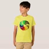T-shirt Couleurs Beauté designs (Devant entier)