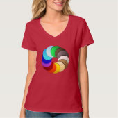 T-shirt Couleurs Beauté designs (Devant)