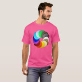 T-shirt Couleurs Beauté designs (Devant entier)