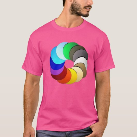 T-shirt Couleurs Beauté designs (Devant)