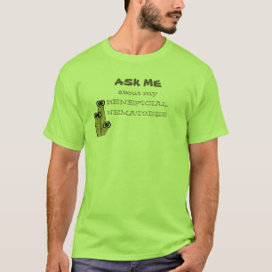 T-shirt Couleurs claires salutaires d'humour de jardin de
