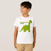 T-shirt Couleurs de bonbons Dino (Devant entier)