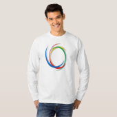 T-shirt Couleurs de Google (Devant entier)