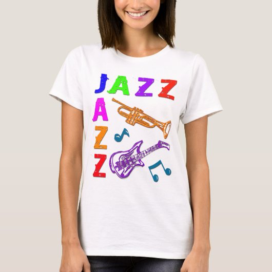 T-SHIRT COULEURS DE JAZZ (Devant)