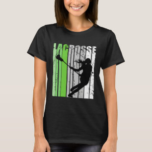 T-shirt Couleurs de Lacrosse Féminin Lacrosse Rétro Coach 