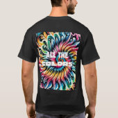 T-shirt Couleurs de torsion rétro à cravate (Dos)