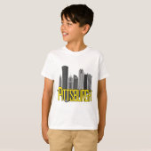 T-shirt Couleurs de ville de Pittsburgh (Devant entier)