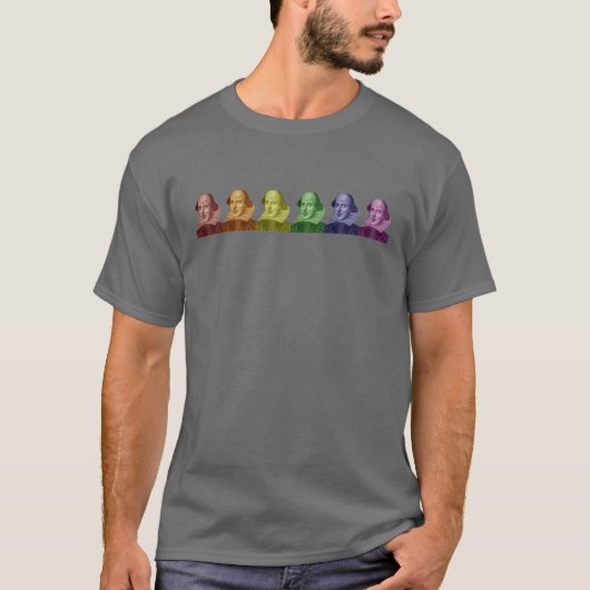 T-shirt couleurs de William Shakespeare ! (Devant)