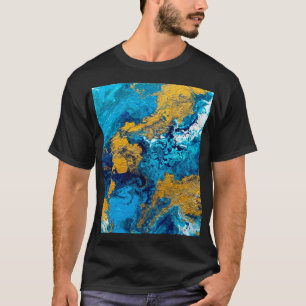 T-shirt Couleurs d'Imaginaire : Artistique Abstrait Arrièr
