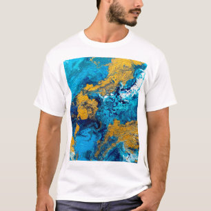 T-shirt Couleurs d'Imaginaire : Artistique Abstrait Arrièr