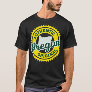 T-SHIRT COULEURS D'ORIGINE AUTHENTIQUE D'OREGON
