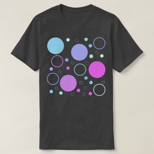 T-shirt Couleurs du cercle de sirènes (Design devant)