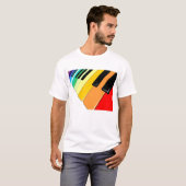 T-shirt Couleurs du clavier (Devant entier)