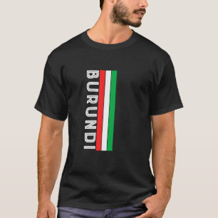 T-shirt Couleurs du drapeau du Burundi