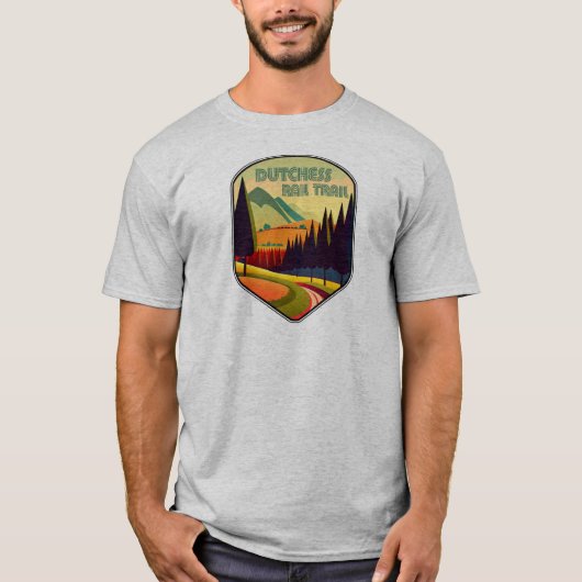 T-shirt Couleurs du Dutchess Rail Trail (Devant)