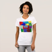 T-shirt Couleurs et nuances (Devant entier)